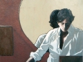 Figura, specchio e luce-2003-tecnica mista su tela-80 x 60 cm..jpg